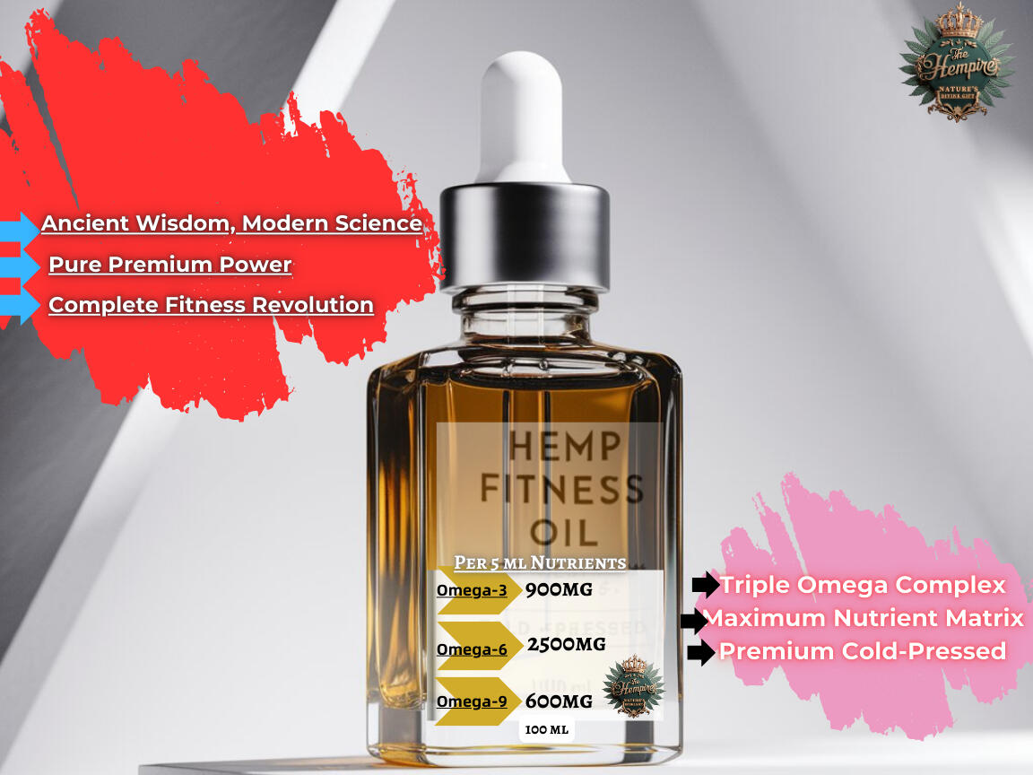 Hemp Oil for Cooking, Recovery and Wellness, A natural oil to boost immunity, heart health, and overall fitness